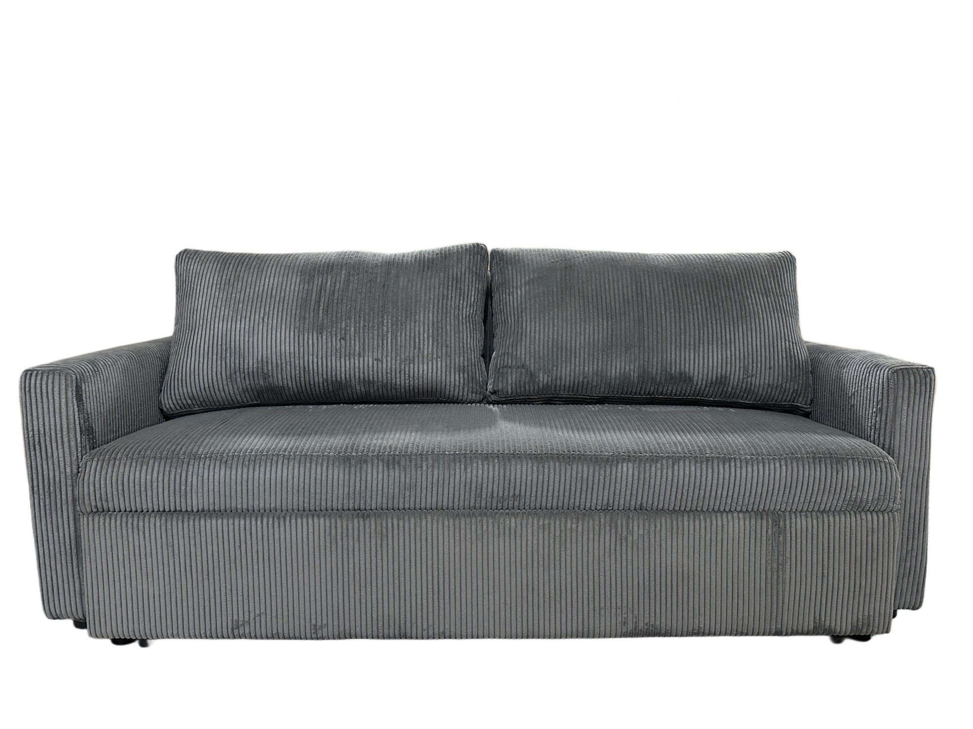 SOFA BED 1M8 VẢI GÂN XÁM
